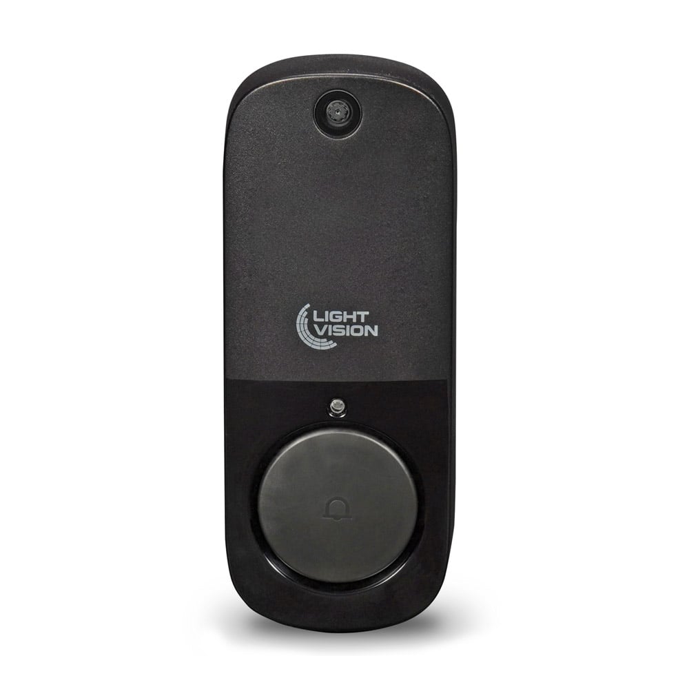 Дверний Wi-Fi дзвінок Light Vision VLC-DR10T (Tuya) Black з ІЧ-датчиком руху