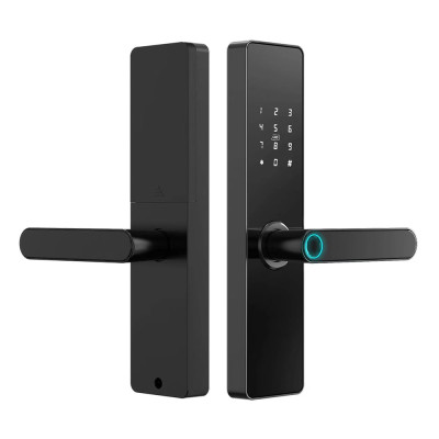 Замок биометрический Trinix TRL-5101BTF Black L/R со считывателем отпечатков пальцев