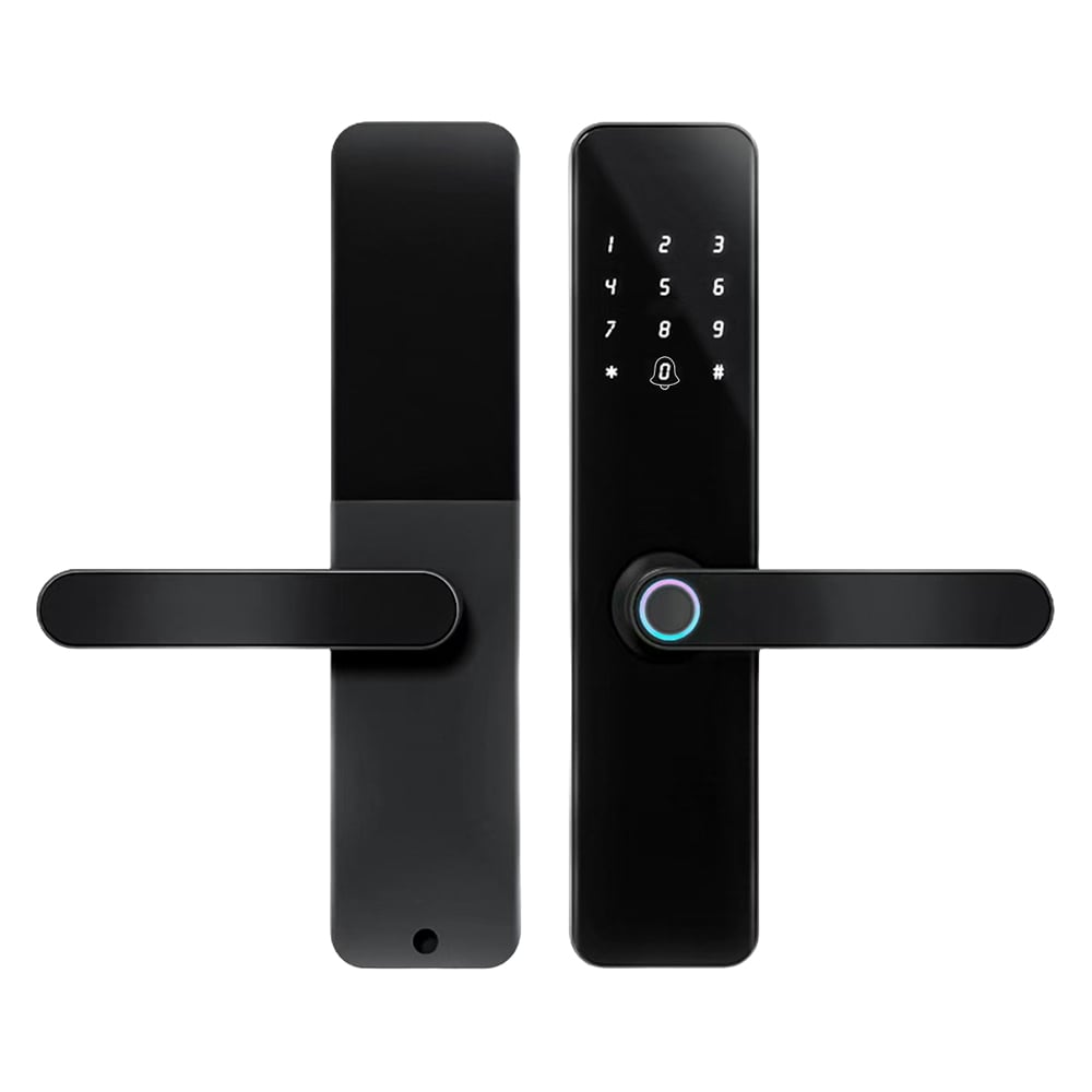 Замок біометричний Trinix TRL-7702WF Black L/R з Wi-Fi та зчитувачем відбитків пальців