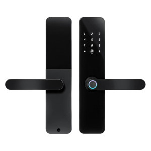 Замок біометричний Trinix TRL-7702WF Black L/R з Wi-Fi та зчитувачем відбитків пальців