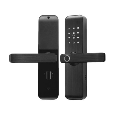 Замок биометрический Trinix TRL-7703WF Black L/R с Wi-Fi и считывателем отпечатков пальцев