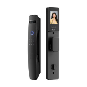 Замок біометричний Trinix TRL-8803BTV Black L/R з розпізнаванням облич і зчитувачем відбитків пальців
