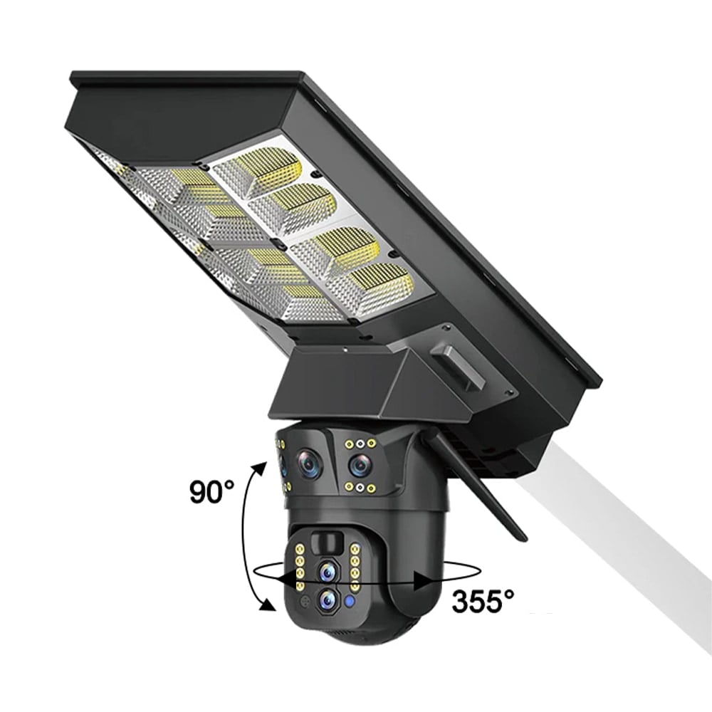 3 Мп+3 Мп 4G IP PTZ-камера Light Vision VLC-1030IG10ZL/2C (Lamp+Solar) f=4 мм, на акумуляторних батареях з прожектором та сонячною панеллю 