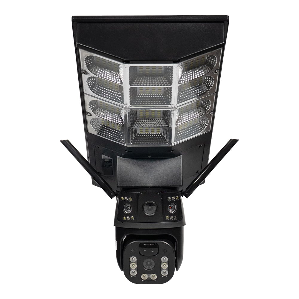 3 Mп+3 Mп WiFi IP камера Light Vision VLC-1030WIA/2C (Lamp+Solar) f=4 мм на акумуляторних батареях з прожектором та сонячною панеллю 