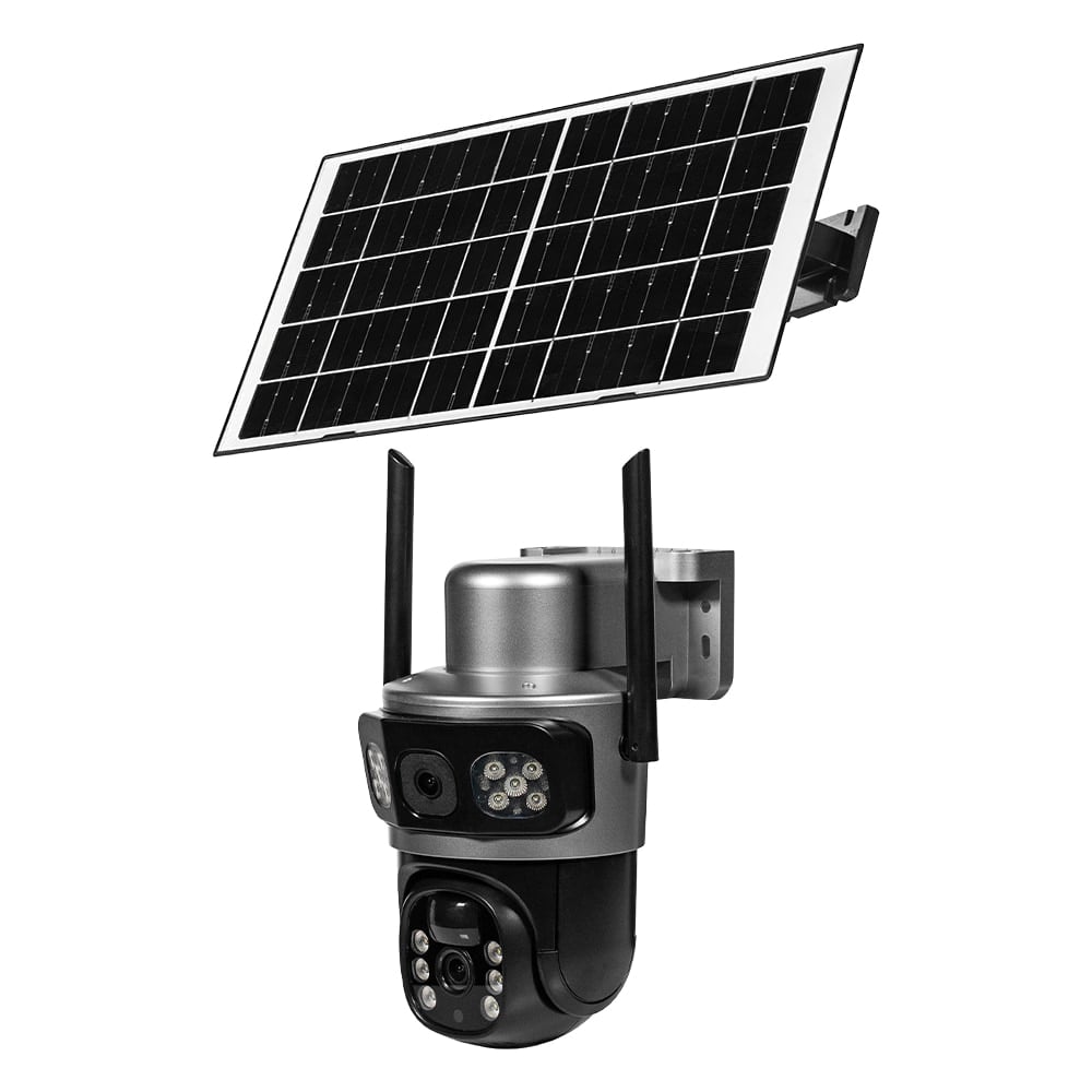 3 Mп+3 Mп IP камера Light Vision VLC-9430IG/2C3S (Solar) f=4 мм с 4G и солнечной панелью на аккумуляторах
