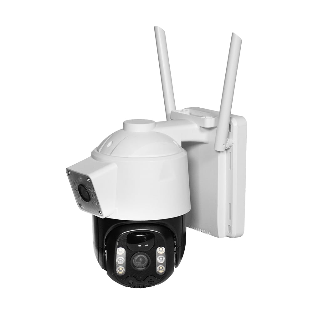 3 Мп+3 Мп Wi-Fi IP PTZ-камера Light Vision VLC-9530WIA/2C (Solar) f=4 мм с солнечной панелью на аккумуляторных батареях