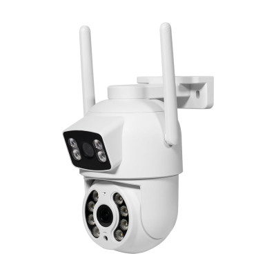 3 Мп+3 Мп WiFi IP PTZ-камера Light Vision VLC-9130WI/2C (Tuya) f=3.6 мм+3.6 мм, ІЧ+LED-підсвічування, з мікрофоном
