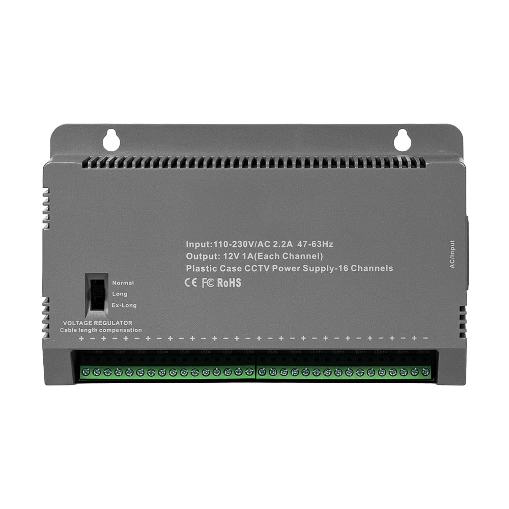 Блок живлення Kraft KRF-1216B (16CH) 200W