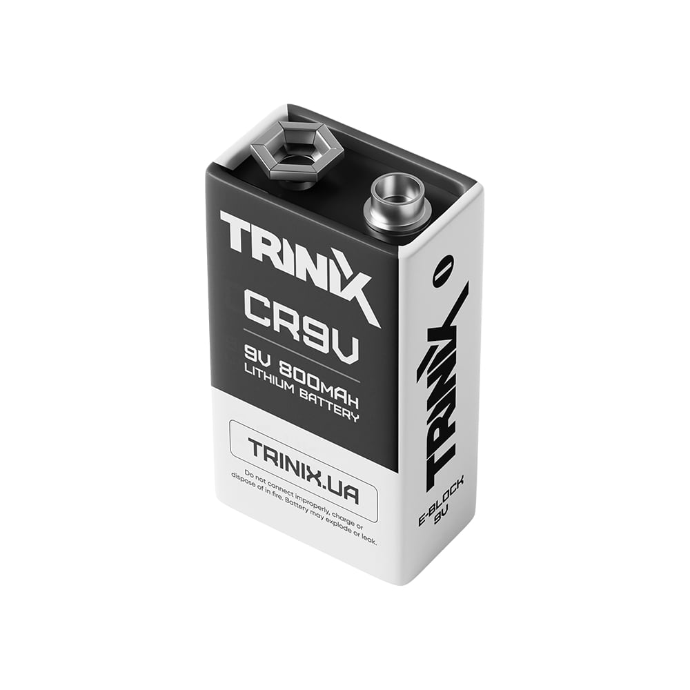 Батарея Trinix CR9V 9V LiMnO2 800mAh