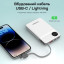 Повербанк Choetech B695 White QC3.0 PD3.0 10000mAh беспроводная зарядка смартфонов и Apple Watch