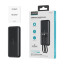 Повербанк Choetech B654 Black 22.5W QC3.0 PD3.0 10000mAh вбудовані кабелі Type-C та Lightning