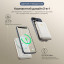 Повербанк Choetech B735 White QC3.0 PD3.0 10000mAh беспроводная магнитная зарядка, встроенный кабель, подставка