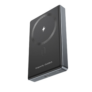 Повербанк Choetech B739 Black QC3.0 PD3.0 10000mAh бездротова магнітна зарядка