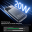 Повербанк Choetech B739 Black QC3.0 PD3.0 10000mAh беспроводная магнитная зарядка