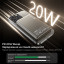 Повербанк Choetech B739 Silver QC3.0 PD3.0 10000mAh бездротова магнітна зарядка