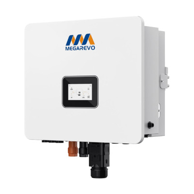 Гібридний однофазний інвертор 10kW Megarevo R10KL1DA-G2S 2 MPPT WiFi для сонячних панелей 