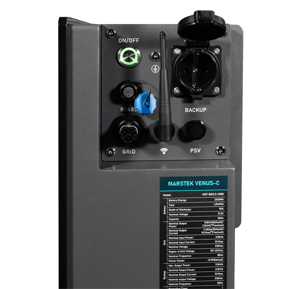 Система накопления энергии All-in-one Marstek Venus C, 2.5 кВт, LifePO4 2.56 кВт*ч, IP65