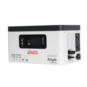 Портативная зарядная станция Sako Alpha-ESS-500W/1KWh LifePO4 500 Вт / 1004,8 Вт·ч