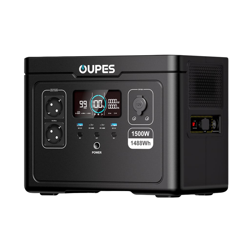 Портативна зарядна станція OUPES S015 (Exodus) LiFePO4 1500 В / 1488 Вт-год  