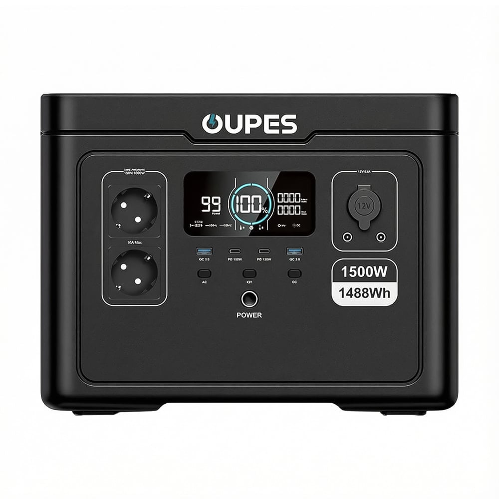 Портативна зарядна станція OUPES S015 (Exodus) LiFePO4 1500 В / 1488 Вт-год  