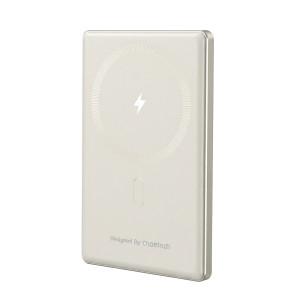 Павербанк Choetech B738 White QC3.0 PD3.0 5000 mAh, бездротова магнітна зарядка
