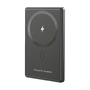 Павербанк Choetech B738 Black QC3.0 PD3.0 5000 mAh, бездротова магнітна зарядка