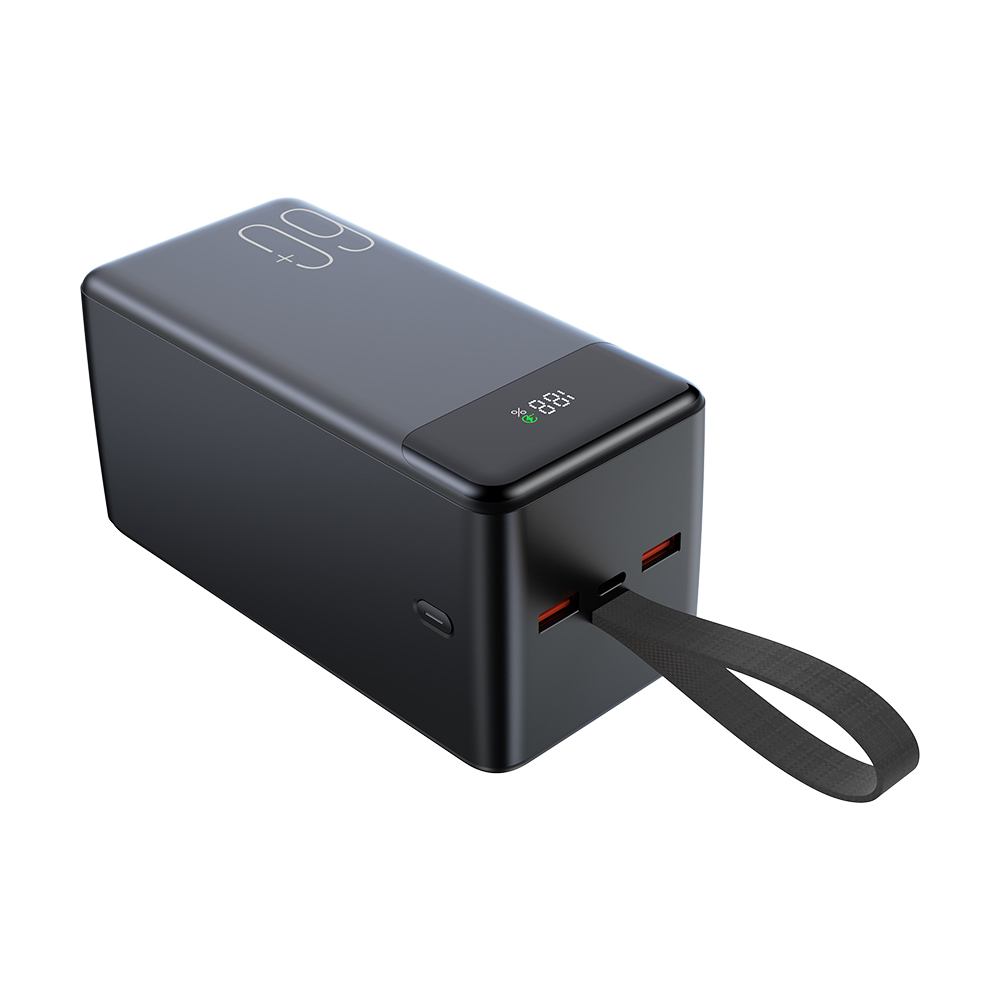 Повербанк Choetech B775 60000 mAh 22.5 W Black QC3.0 PD3.0 с дисплеем
