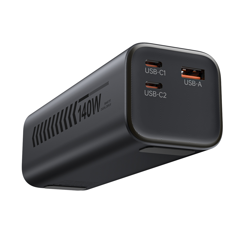 Повербанк Choetech B670 27000 mAh 140 W Grey QC3.0 PD3.1 з дисплеєм