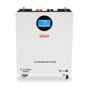 Аккумуляторная батарея LiFePO4 Sako Li-Sun series, SK-51.2V600Ah (30.72 кВт·год) для настенного / напольного монтажа