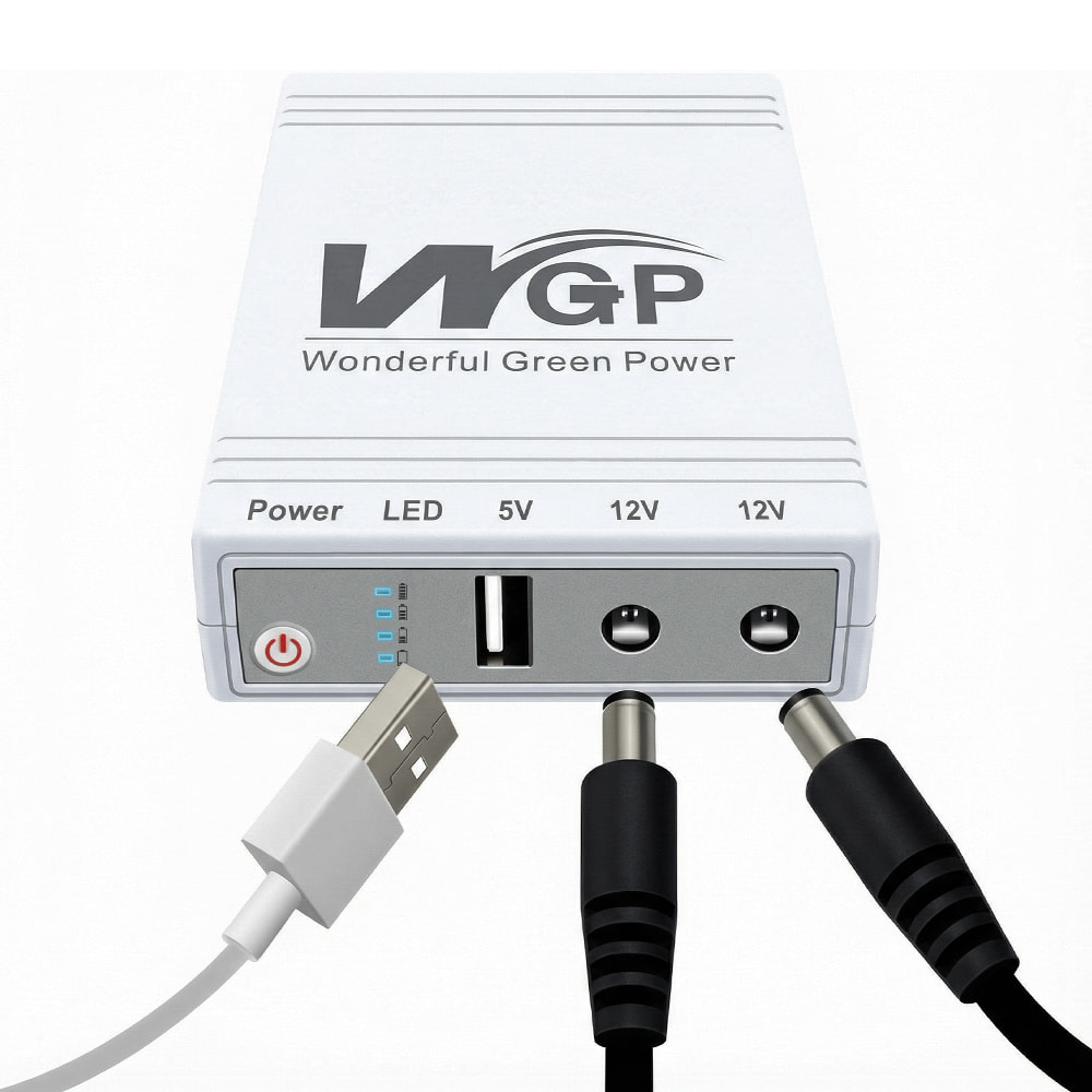 ДБЖ Mini UPS WGP UPS103C (20000mAh 5V/12V/12V) для роутера та оптичного терміналу