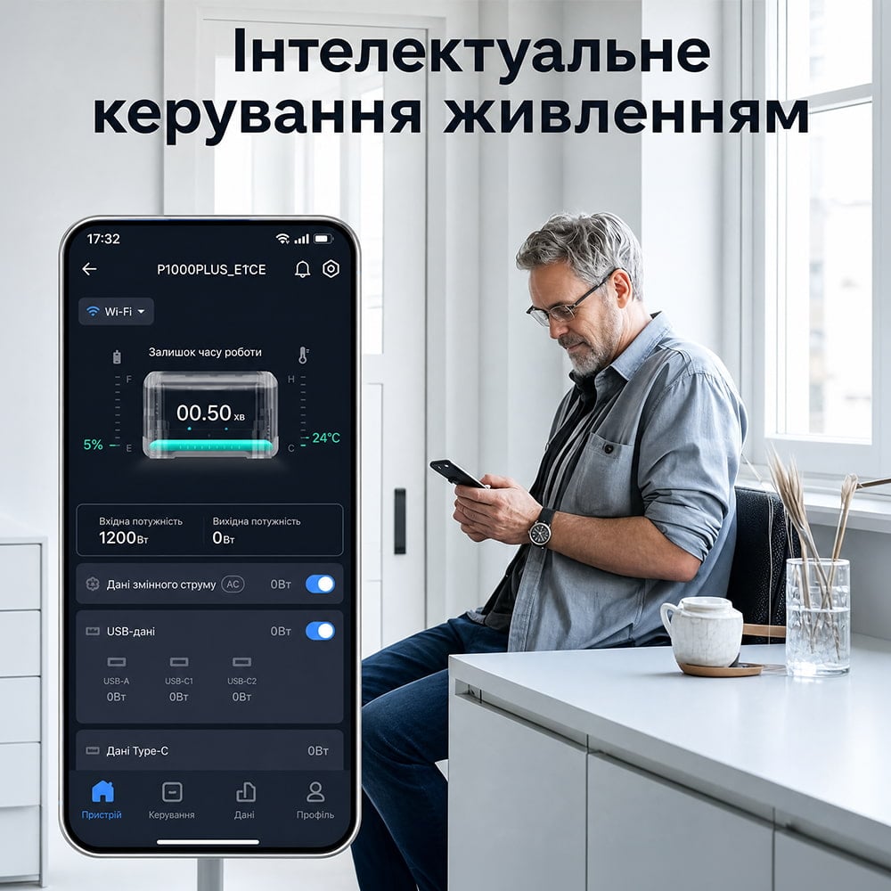 Зарядная станция OUKITEL P1000E PLUS (1800 Вт / 1024 Вт·ч)