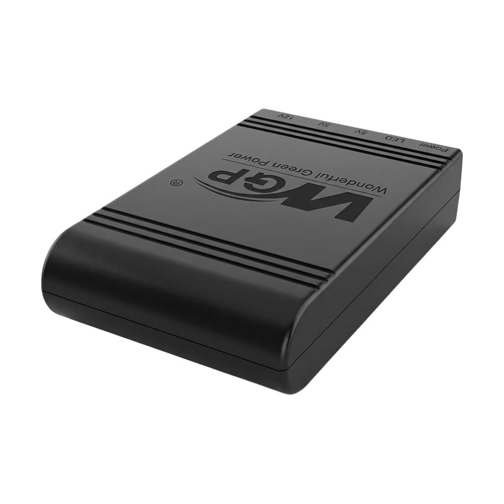 ДБЖ Mini UPS WGP UPS1032 Black 10400mAh 5V/9V/12V, Li-ion з блоком живлення SPF-1202B 12V/2A (24W)