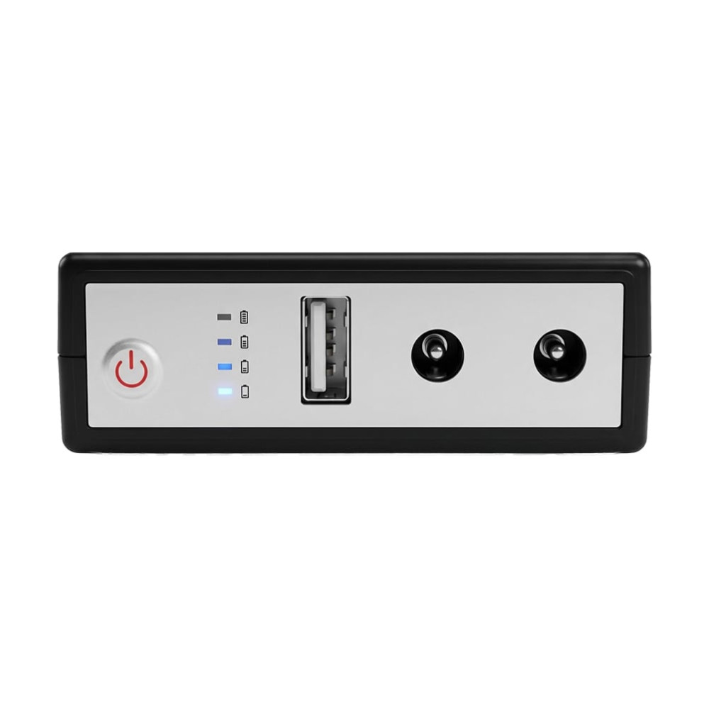 ДБЖ Mini UPS WGP UPS1032 Black 10400mAh 5V/9V/12V, Li-ion з блоком живлення SPF-1202B 12V/2A (24W)