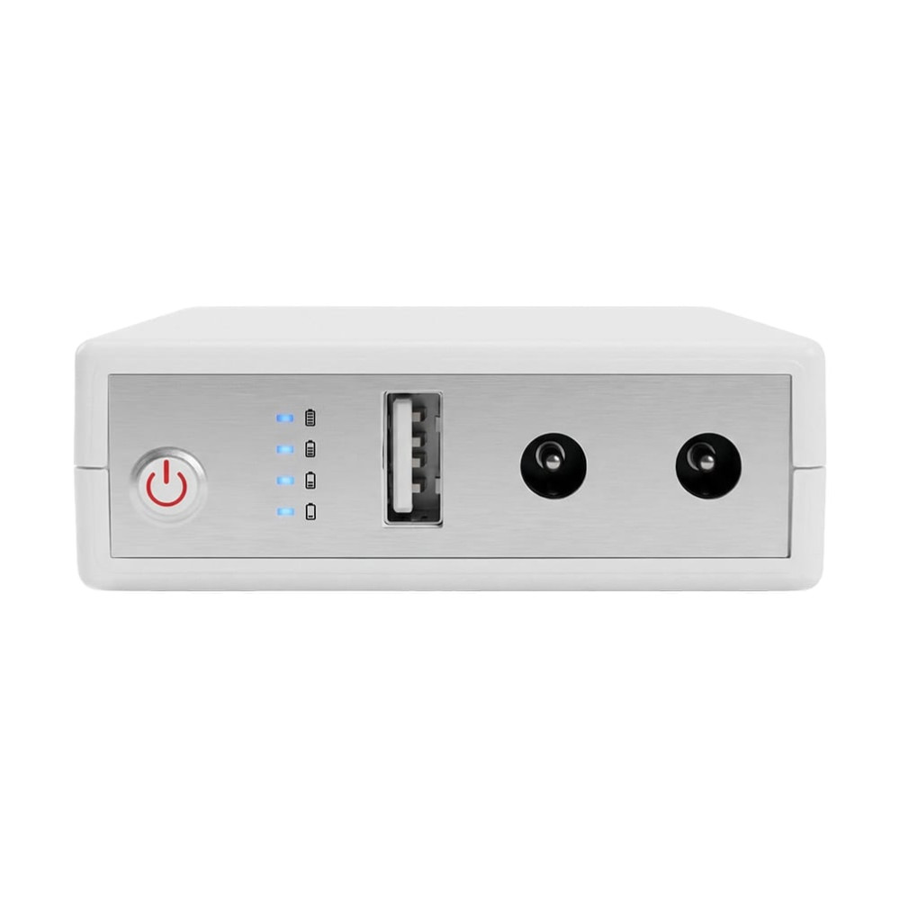 ДБЖ Mini UPS WGP UPS103A White 10400mAh 5V/9V/12V, Li-ion та блок живлення SPF-1202B 12V/2A (24W)