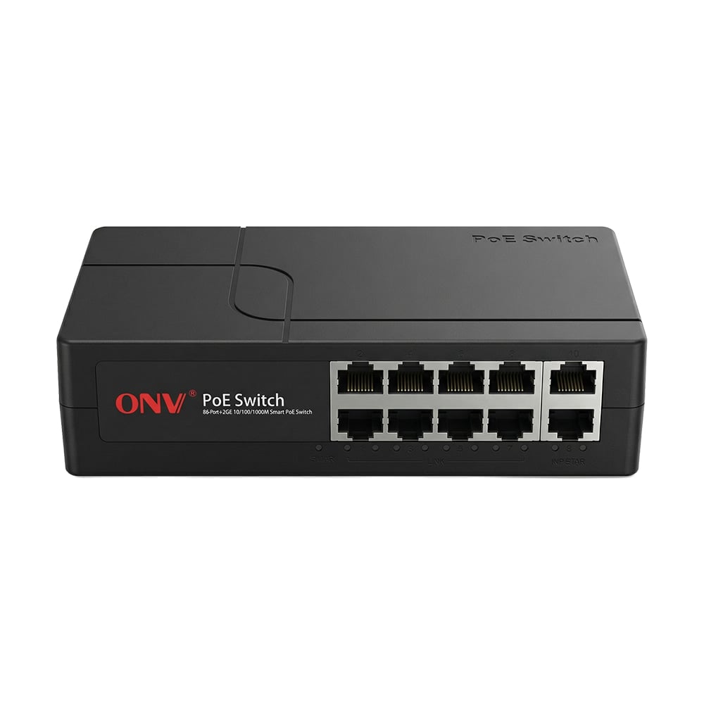 10-портовый PoE-коммутатор ONV ONV-H1108PGBES неуправляемый