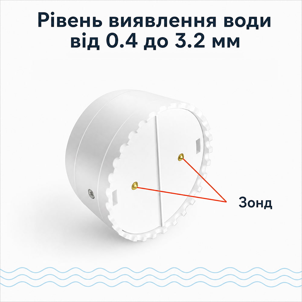 Бездротовий датчик затоплення Trinix TRX-WL06(WiFi) автономний з Wi-Fi