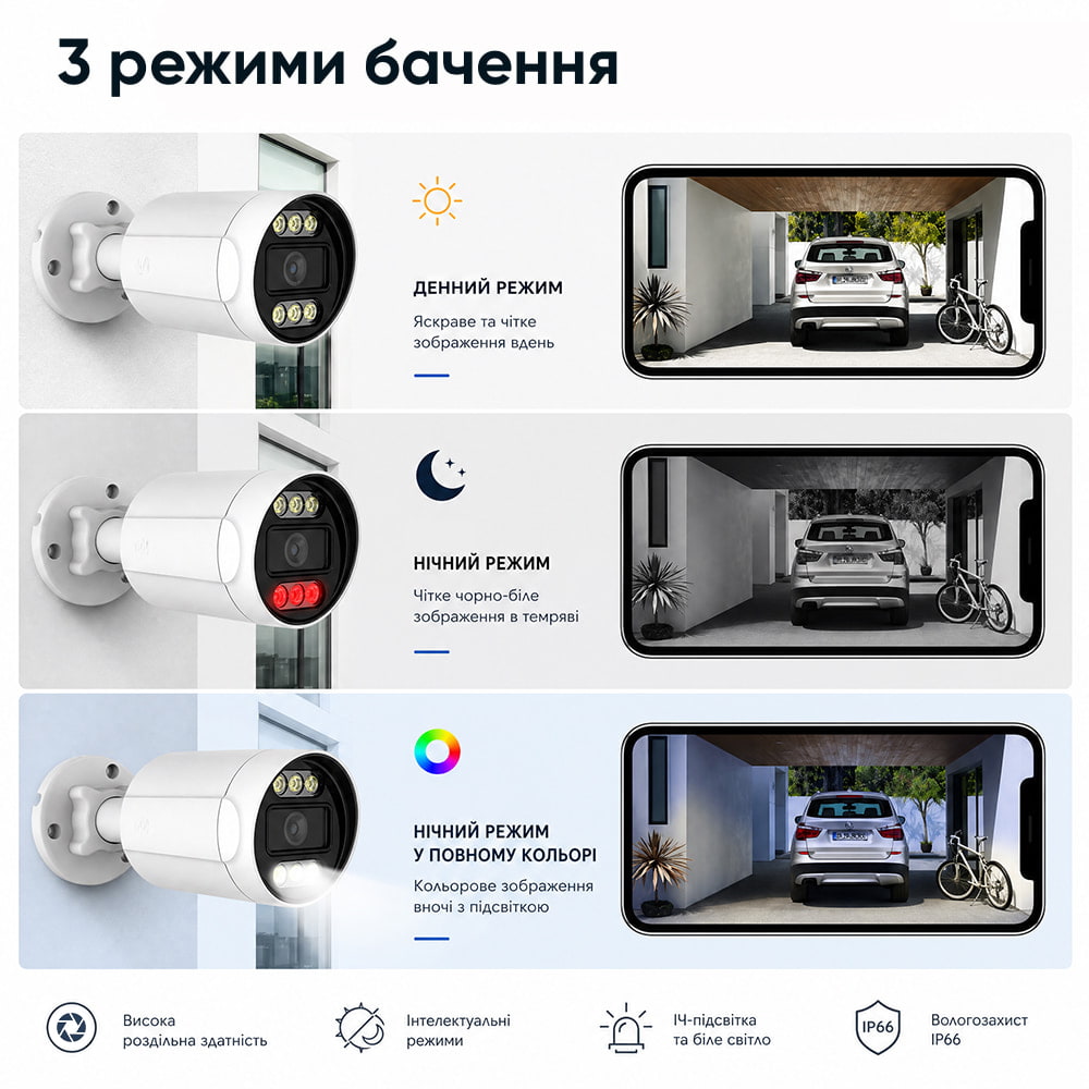 8 Мп Wi-Fi IP-відеокамера Light Vision VLC-5208WI