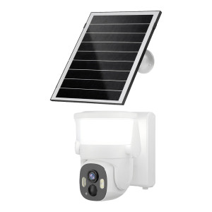 3 Мп Wi-Fi PTZ-видеокамера Light Vision VLC-6103WLS White, с прожектором и солнечной панелью