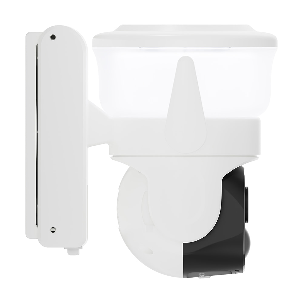 3 Мп Wi-Fi PTZ-відеокамера Light Vision VLC-6103WLS White, з прожектором та сонячною панеллю
