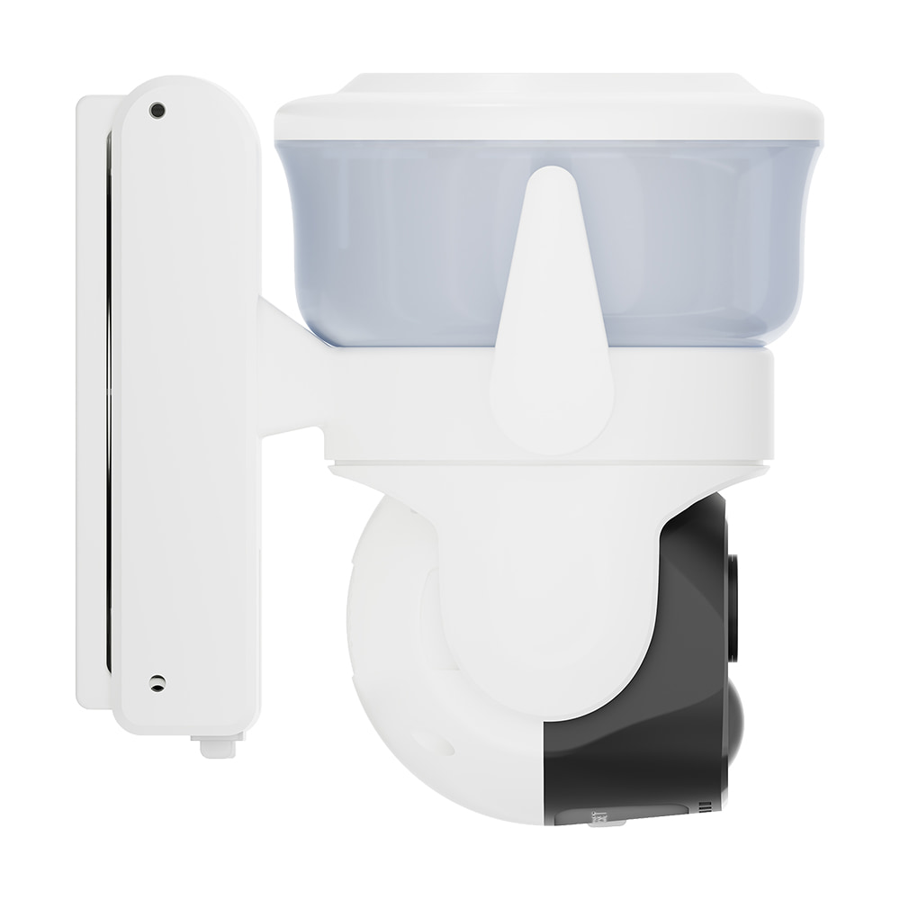 3 Мп Wi-Fi PTZ-відеокамера Light Vision VLC-6103WLS White, з прожектором та сонячною панеллю