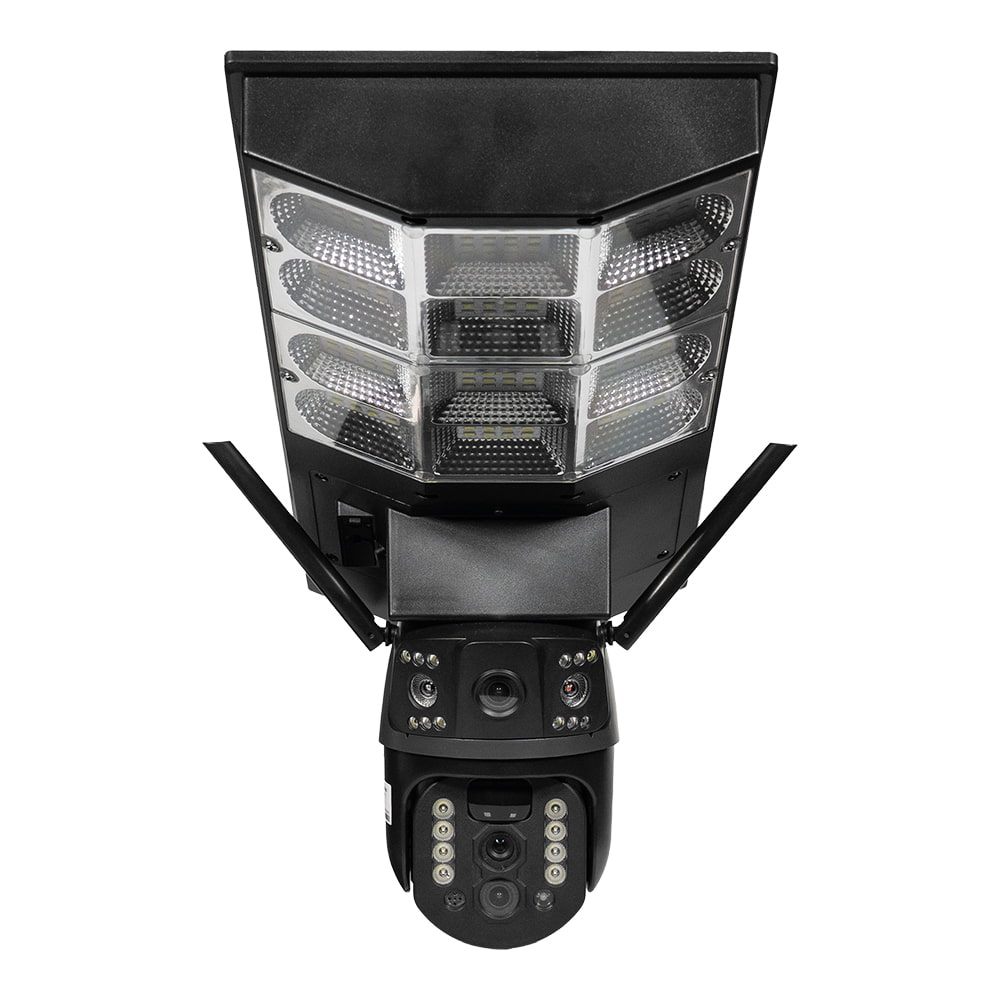 9 Мп Wi-Fi PTZ-відеокамера Light Vision VLC-1030WIA10ZL/2C (3Mp+3Mp+3Mp), з прожектором та сонячною панеллю