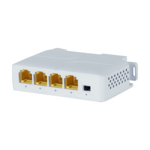 PoE-расширитель NVC-POE 3/1000 DIN на DIN-рейку