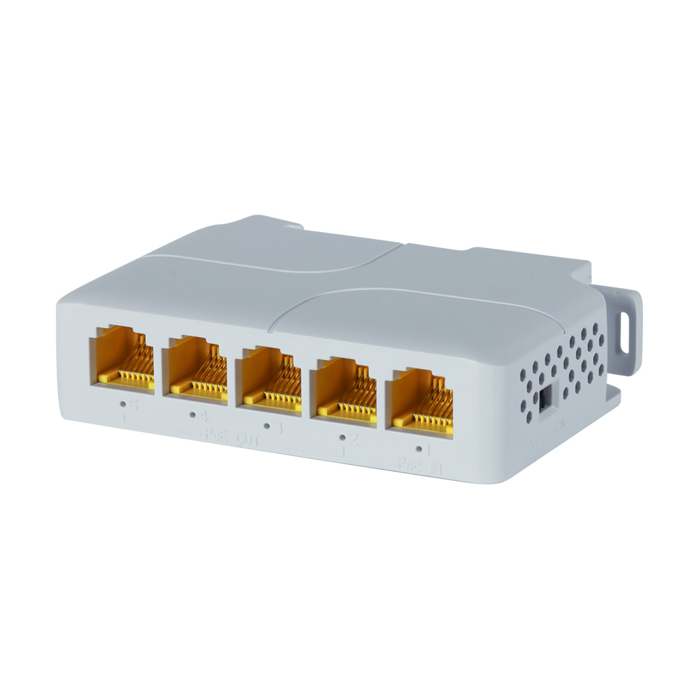 PoE-розширювач NVC-POE 4/1000 DIN на DIN-рейку