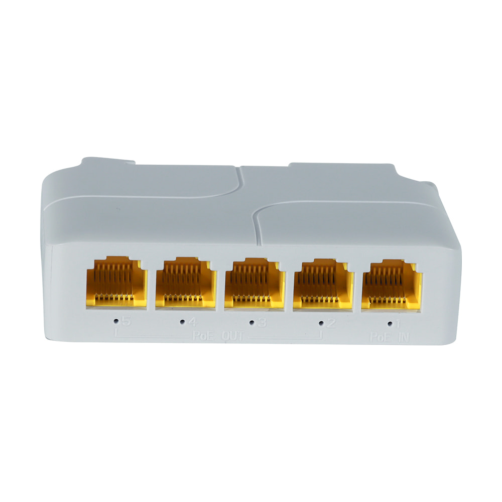 PoE-розширювач NVC-POE 4/1000 DIN на DIN-рейку