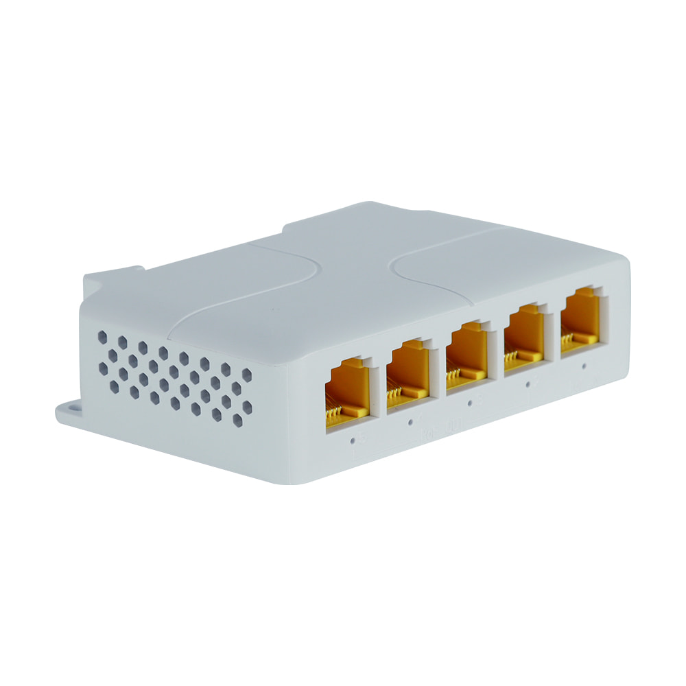 PoE-розширювач NVC-POE 4/1000 DIN на DIN-рейку