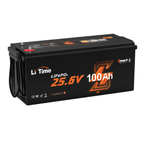 Акумулятор LiTime L24V100-100-BASIC-BT-8-A160 (25.6В / 100А·год / LiFePO4) з Bluetooth