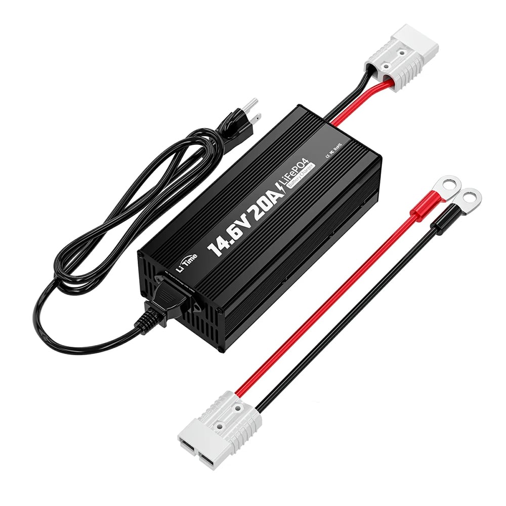 Зарядное устройство для аккумуляторов LiFePO4 14.6V/20A LiTime L12V20A-BCHA-X