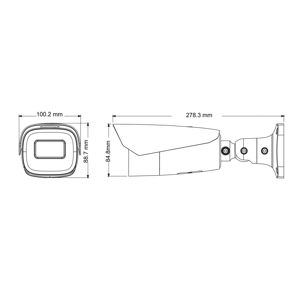 IP-відеокамера 4Mp TVT TD-9443A3BH-B-LR (D/AZ/PE/AR7) f=8-32mm з розпізнаванням номерів
