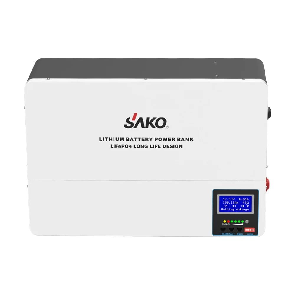 Комплект резервного питания Sako: гибридный инвертор 6.2 кВт SUNON IV 48В +120A MPPT и аккумуляторная батарея 51.2В 5120Втч Li-Wall series LiFePo4