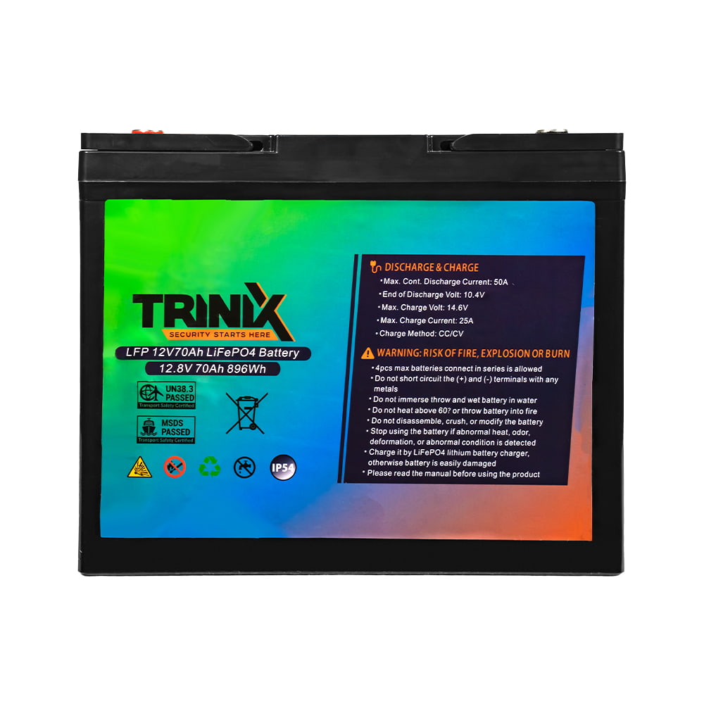 Акумуляторна батарея Trinix LFP 12V70Ah (LiFePo4) літій залізо-фосфатна